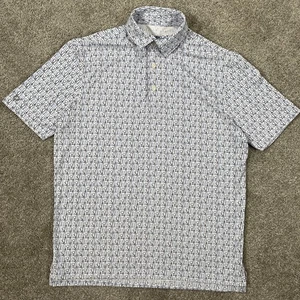 Camisa Polo IBKÜL M Golf Tenis Cool Feel UPF 50+ Secado Rápido Estampado Geométrico - Imagen 1 de 8