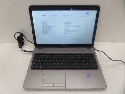 HP ProBook 450 G1 15.6" Laptop w/ i3-4000M 2.4GHz CPU 4GB RAM - No HDD/OS - Image 1 of 4