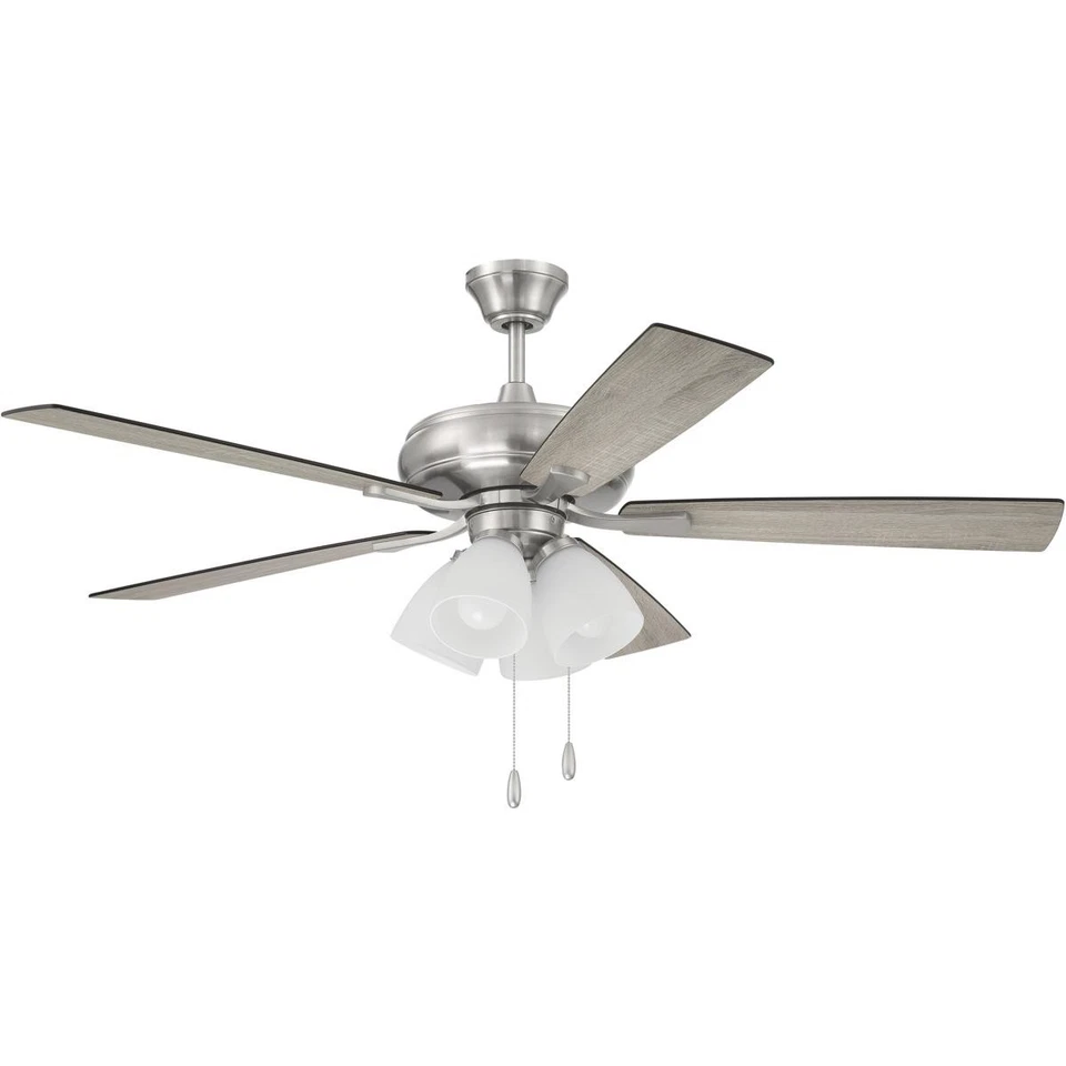 Craftmade ECF114BNK5-DWWLN Eos Indoor Ceiling Fan Brushed Polished Nickel - Image 1 of 1