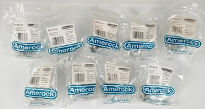 Amerock Cabinet Knobs Chrome Dome 1.25" Diameter BP 1387-26 Lot of 9 NEW FD944 - Picture 1 of 5