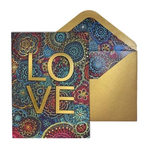 Tarjeta de felicitación romántica de lujo - amor apilado - Imagen 1 de 7