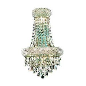 Elegant Lighting Value Primo 4 light Chrome Wall Sconce Clear Royal Cut Crystal - Picture 1 of 1