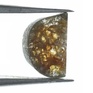 Lote de diamantes crudos en bruto Slice Natural 0,74 quilates translúcidos 7,49X4,54X1,78 mm - Imagen 1 de 2