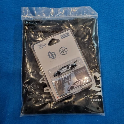 MINI GT LB WORKS LAMBORGHINI AVENTADOR LBWK CHROME IMX 2025 MIT T-SHIRT MGT01023 - Bild 1 von 4