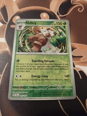 Shiftry 005/162 SV05: Temporal Forces Reverse Holo-NM - Image 1 of 2