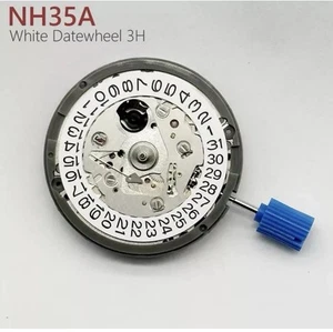 Seiko NH35 Hattori SII NH 35A Automatc 24 Jewels NEU Werk Movement Date 3/Uhr - Bild 1 von 4