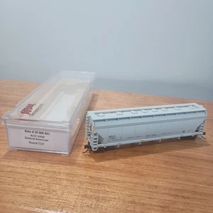 ATLAS N Scale 50 000 642 ACFX 5250 General American #77227 4-Hopper Car NOS - Picture 1 of 17