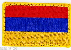 PATCH ECUSSON BRODE DRAPEAU ARMENIE INSIGNE THERMOCOLLANT NEUF FLAG PATCHE - Bild 1 von 1