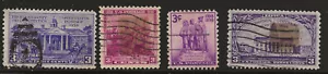 US Scott #835-38, Singles 1938 Complete Year FVF Used - Picture 1 of 1