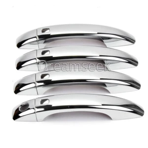 4Pcs Door Handle Cover for Audi Q5 09-16 A4 B8 S4 A5 08-16 Keyless Chrome Trim - Picture 1 of 5