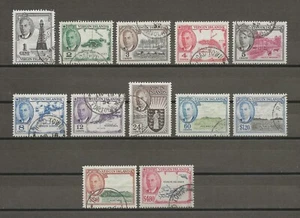 BRITISH VIRGIN ISLANDS 1952 SG 136/147 GEBRAUCHT - Bild 1 von 1