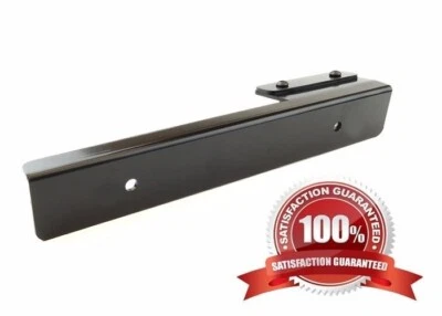 Placa de soporte de montaje lateral de parachoques negra para Mercedes Benz Foto 1 de 2