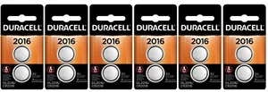 12 FRESH CR2016 ECR2016 DL2016 3v Duracell Batteries EXP 2027 - Picture 1 of 3
