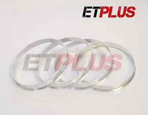 Aluminium Spigot Rings 72.6 - 70.1 BMW New Range Rover Sport to Discovery 2 L322 - Picture 1 of 1