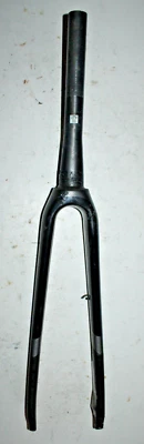 Horquilla de bicicleta de carretera Trek Emonda de carbono 11/8" cónica 38,4 265 mm disco 386 g eje pasante Foto 1 de 4