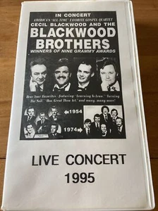 Cecil Blackwood And The Blackwood Brothers Live Concert 1995 (VHS) - Picture 1 of 5
