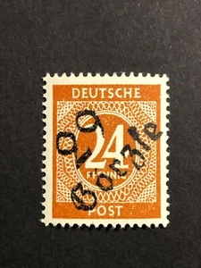 Deutschland 1948 Post WWII LOKALER Aufdruck (GOERZKE) 24 Pf. MNH /s1 #725 - Bild 1 von 2