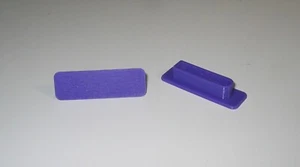 Nintendo SNES SFC Controller Port Cover 2er Set. Made in USA - Bild 1 von 2