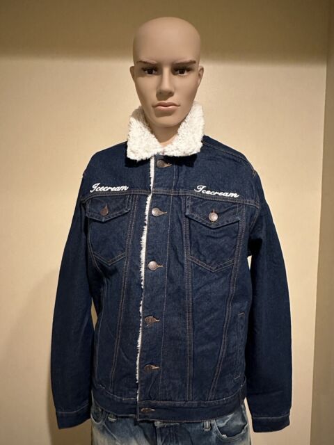 Billionaire Boys Club Blue Printed Denim Jacket