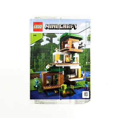 New LEGO® 21174 Minecraft The Modern Treehouse -Instructions ONLY - Image 1 of 4