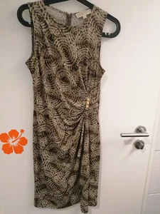 Original MICHAEL KORS Kleid Gr. S/36Kofferkleid beige/braun stretchig neuwertig - Bild 1 von 4