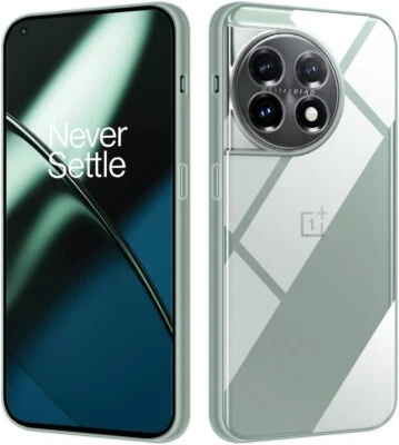 PHONETHRONE COVER CUSTODIA PER ONEPLUS 11 5G TRASPARENTE TPU SLIM MORBIDA SILICONE MORBIDO