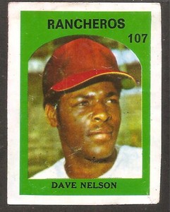 Dave Nelson 1972 Venezuelan Stamp Texas Rangers #107 Super Rare