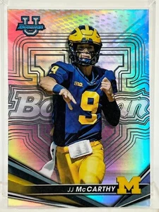JJ McCarthy 2022 Bowman Best University Refractor #48 Michigan Wolverines - Picture 1 of 2