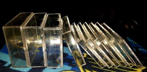 10) Ultra Pro 2-Piece Acrylic Card Storage Case Box (3 DIFFERENT SIZES) - Picture 1 of 5