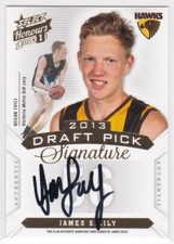 2014 SELECT HONOURS 1 DRAFT PICK SIGNATURE - JAMES SICILY #040/400. HAWTHORN 