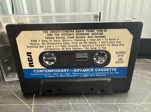 The Dorsey Sinatra Radio Years 1940-42 Promo Cassette Contemporary Advance 1983 - Picture 1 of 3