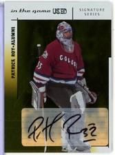 2003-04 ITG Used Signature Series Autographs Gold #PR Patrick Roy AUTO /70*