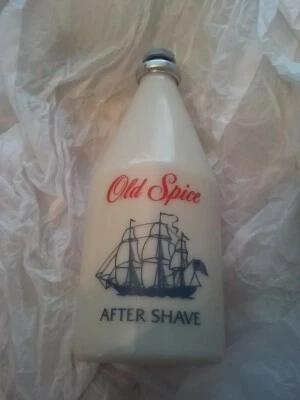 Loção pós-barba vintage Old Spice 4 1/4 oz (COMPLETO) garrafa de vidro Shulton   - Imagem 1 de 2