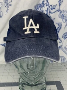 LA Dodgers American Needle Cooperstown Denim Blue Relaxed Cotton Strapback Hat - Picture 1 of 10