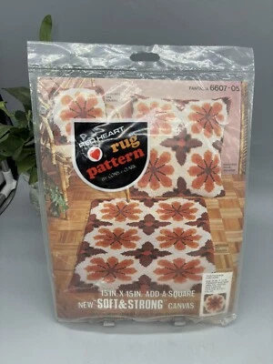 Vintage Coats & Clark Rug/Pillow Pattern Fantasia 6607-05 Sealed  - Image 1 of 4