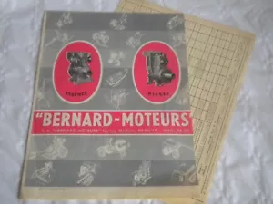 vintage Stationary engine sales Catalogue brochiure Bernard Moteurs 1958  - Picture 1 of 3