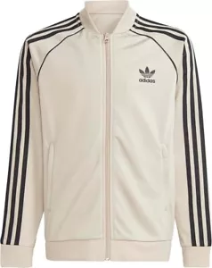 adidas Originals Adicolor Superstar Track Jacket IJ7287 Boys' GS Sz S SMALL TAN - Picture 1 of 6