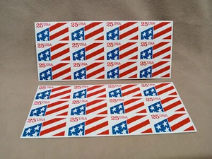 USPS STAMPS - MINT 2 SHEETS US FLAG 25¢ 2475 (SH223) - Picture 1 of 1