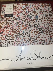 Anne de Solene King Duvet Cover Rendezvous  Cotton Sateen Floral New - Picture 1 of 3
