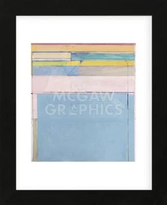 FRAMED ART Ocean Park 116, 1979 by Richard Diebenkorn Abstract Print Frame 13x16 - Picture 1 of 1