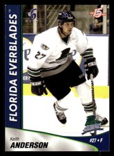 Keith Anderson 2002 Choice Florida Everblades ECHL #01   Florida Everblades