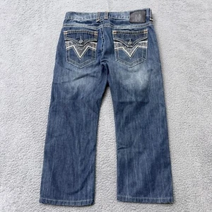 vintage XTREME COUTURE jeans denim 34x25 embroidered y2k 00s griffin - Picture 1 of 10