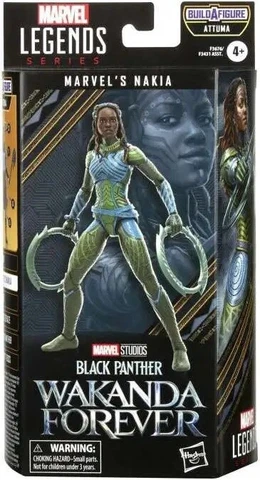 Nakia (Wakanda Forever) 6" Figure - Marvel Legends (Attuma BAF) - NEW Cover