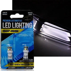 2 Bombillas LED Blancas T10 Cuña 194 168 W5W para Honda Marcador Lateral Señal de Giro 6000K - Imagen 1 de 8