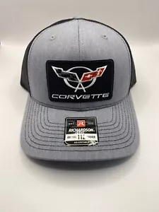 Chevrolet Corvette Trucker Hat, Richardson 112 Snap-back style. NWT! - Picture 1 of 4