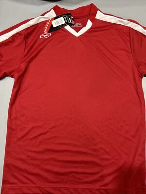 Camiseta de fútbol Xara manga corta roja juvenil grande nueva Foto 1 de 4