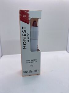 Honest Beauty Lip Crayon Lush Sheer • Sheer Rose • 0.105 Oz
