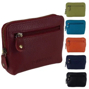 Rowallan of Scotland Unisex Leather Top Zip Coin Purse - Bild 1 von 42