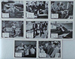 ORIGINAL 1963 LOBBY CARD SET 10 x 8 - 'FBI CODE 98' - JACK KELLY - RAY DANTON 