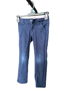 Boys Cat And Jack Casual Flat Front School Uniform Pants Blue Size 5 - Picture 1 of 2